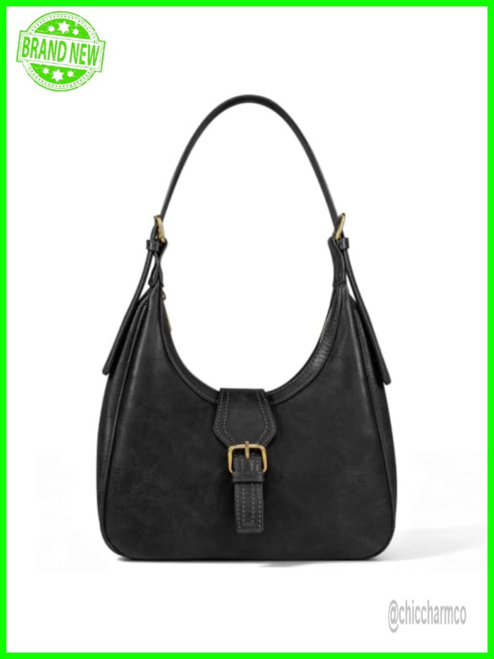 MOETYANG PU Leather Hobo Shoulder Bag Vintage Purse Women Everyday Handbag